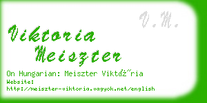 viktoria meiszter business card